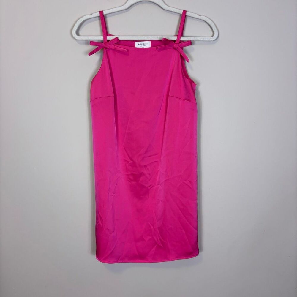 Kate‎ Spade Pink 100% Polyester Shift Dress XXS